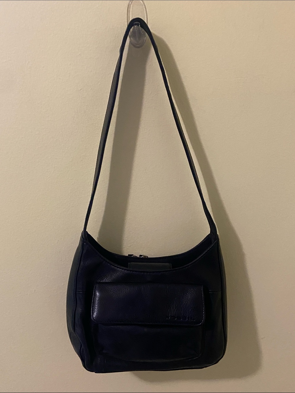 Fossil Black Leather Smaller Shoulder Bag